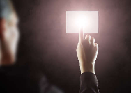 successful person making use of innovative technologies