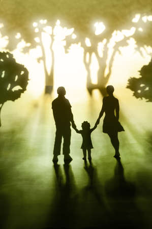 paper people are doing different activitiesの写真素材