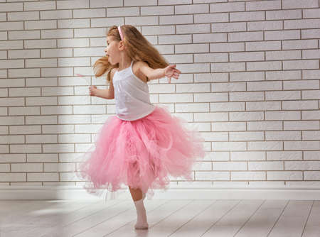 a beautiful child enjoying lifeの写真素材