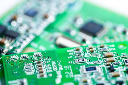 Computer circuit cpu chip mainboard core processor electronics device : concept of data, hardware,...