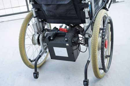 Battery of electric wheelchair for patient or people with disability people.の写真素材