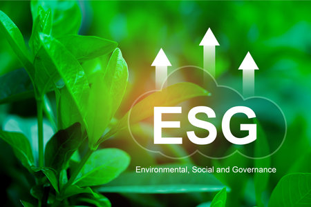 ESG, environmental, social and governance for sustainable organizational business company...