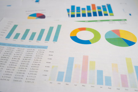 chart or graph paper. Financial, account, statistics and business data.
