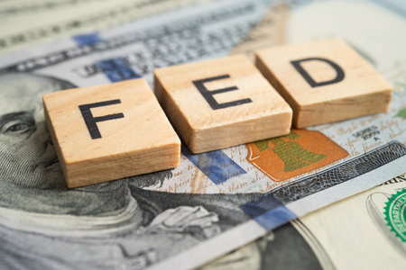FED The Federal Reserve System, the central banking system of the United States of America.の写真素材