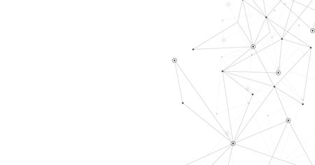 Geometric mesh lines on a white background. Triangle pattern. Geometric abstract background with simple Triangle elements.のイラスト素材
