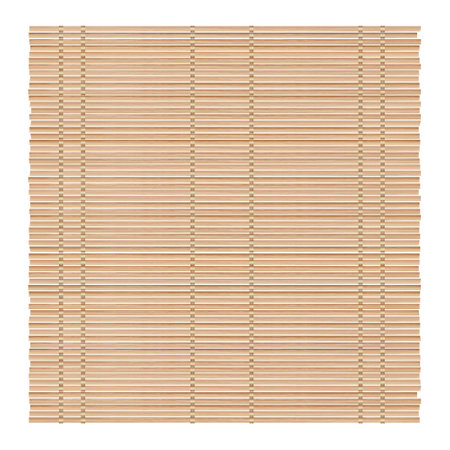 Bamboo mat background for making sushi. Top view. Realistic texture makisu or curtain. Vector illustration.のイラスト素材