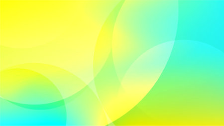 Abstract geometric background. Green shapes composition for poster, flyer and landing page. Vector gradient futuristic wallpaper.のイラスト素材