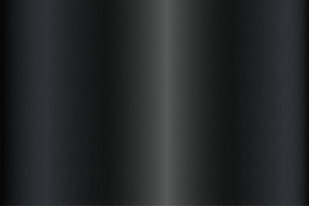 Black foil background. Metal textured shiny gradient. Stainless glossy surface with reflection. Realistic chrome backdrop. Vector illustrationのイラスト素材