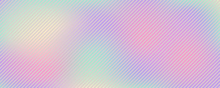 Abstract striped gradient background. Holographic vector foil texture. Rainbow ombre stripes. Iridescent elegant illustration.のイラスト素材