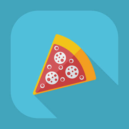 Flat modern design with shadow fast foodのイラスト素材