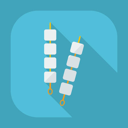 Flat modern design with shadow fast foodのイラスト素材