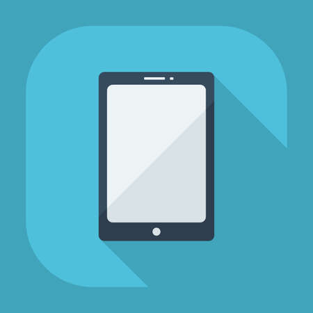 Flat modern design with shadow Communicator, smartphoneのイラスト素材