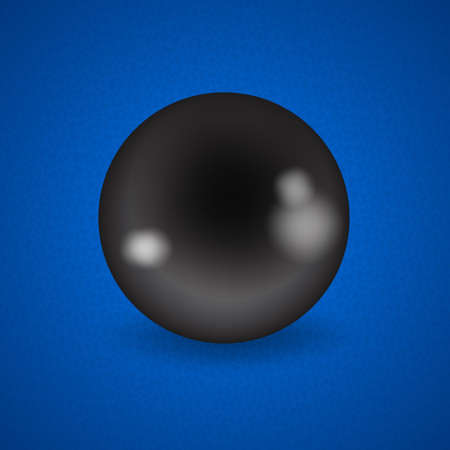 set of billiard balls, billiards, American blackballのイラスト素材
