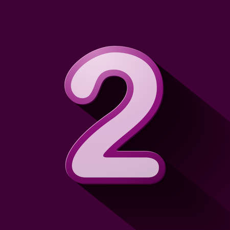 Volume icons number: twoのイラスト素材