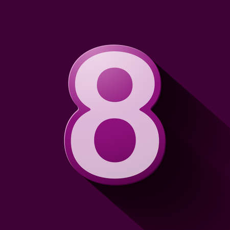 Volume icons number: eightのイラスト素材