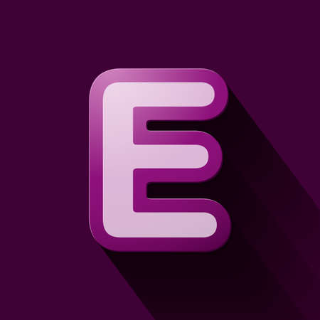 Volume icons alphabet: Eのイラスト素材