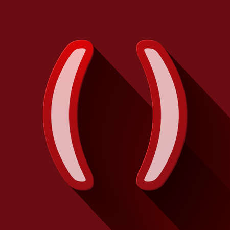 Volume icons symbol: Parenthesesのイラスト素材