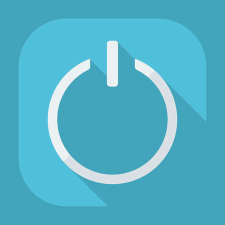 Flat modern design with shadow icon playerのイラスト素材