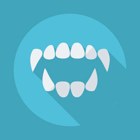 Flat modern design with shadow vector icons: halloweenのイラスト素材