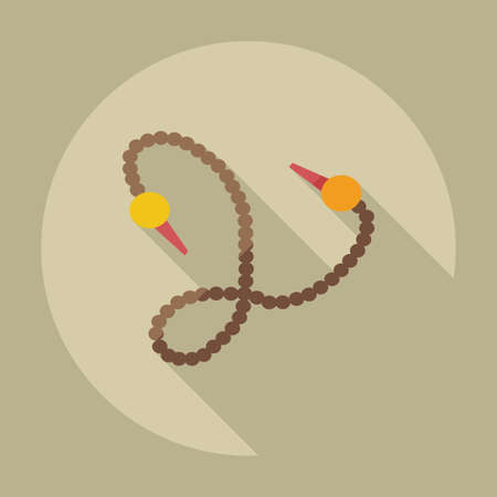 Flat modern design with shadow icons parts hookahのイラスト素材