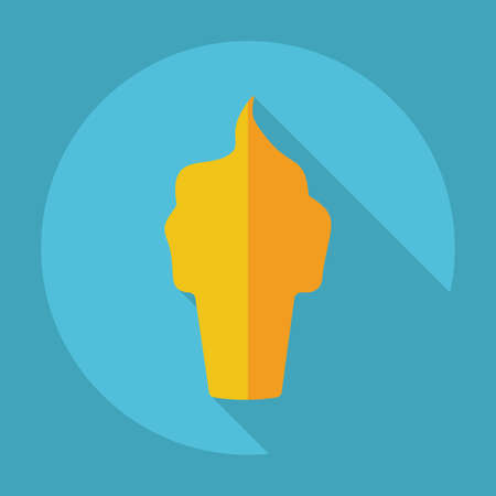 Flat modern design with shadow fast foodのイラスト素材