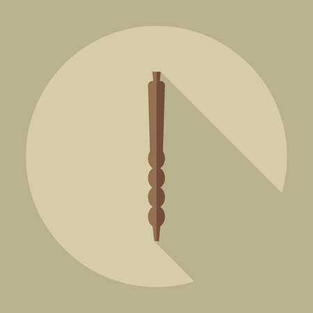 Flat modern design with shadow icons parts hookahのイラスト素材