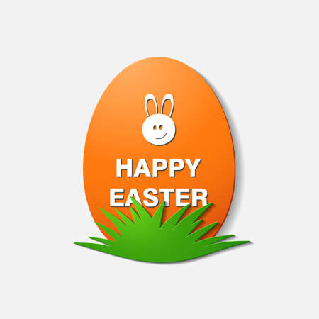 Happy Easter Isolated illustration iconのイラスト素材