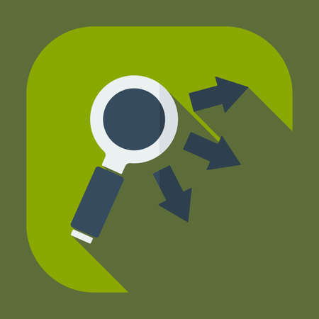 Flat modern design with shadow icons business iconのイラスト素材