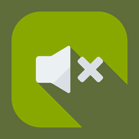 Flat modern design with shadow icon playerのイラスト素材