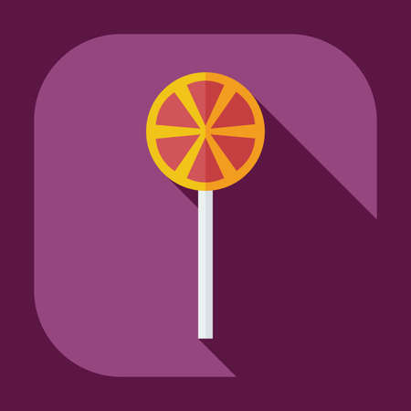 Flat modern design with shadow icons candyのイラスト素材