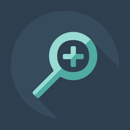 Flat modern design with shadow icon playerのイラスト素材