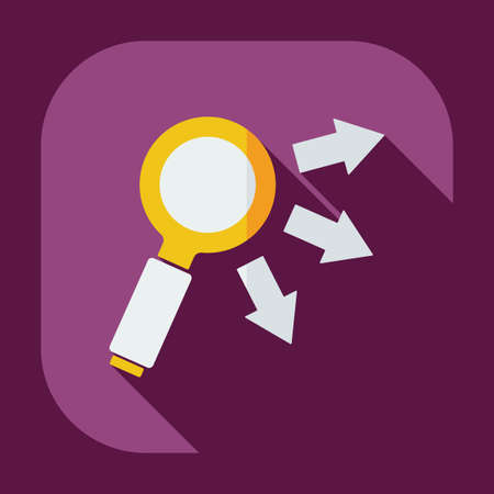 Flat modern design with shadow icons business iconのイラスト素材