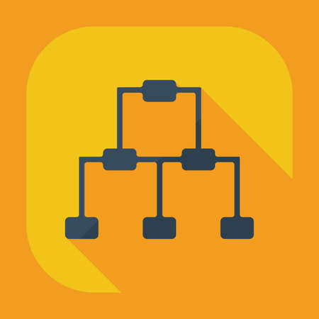 Flat modern design with shadow icons business iconのイラスト素材