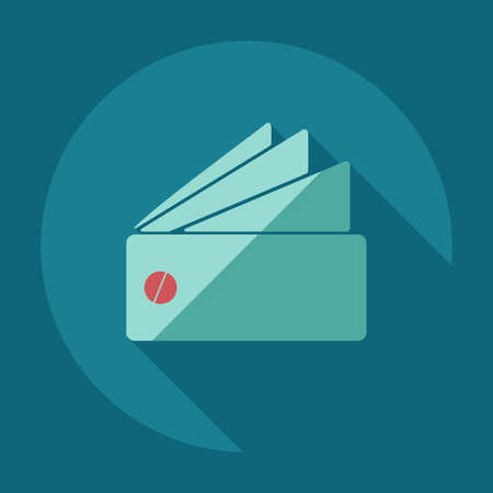 Flat modern design with shadow icons constructionのイラスト素材