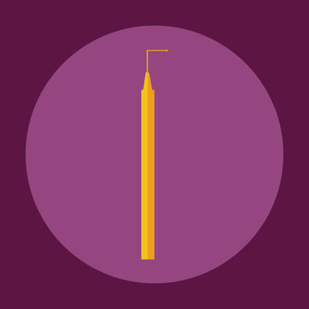 Flat modern design with shadow dentist toolのイラスト素材