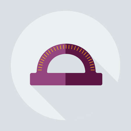 Flat modern design with shadow  Icon straightedgeのイラスト素材