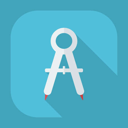 Flat modern design with shadow  Icon dividersのイラスト素材