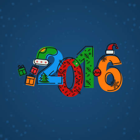 Christmas card for greetings with forms to fillのイラスト素材