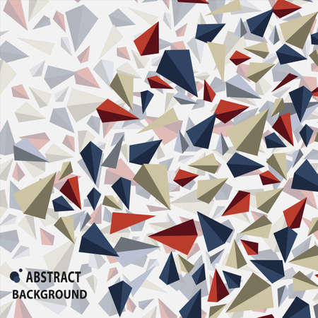 trendy abstract vector of triangles, the trendのイラスト素材