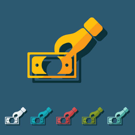 stick figure of human silhouette.のイラスト素材