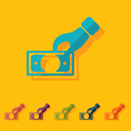 stick figure man silhouette icon.のイラスト素材