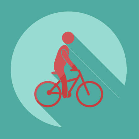 stick figure man silhouette icon.のイラスト素材