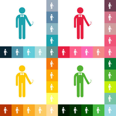 stick figure of human silhouette. vector pictureのイラスト素材