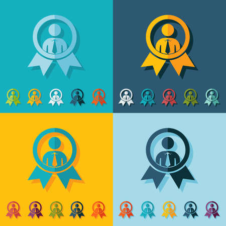 stick figure of human silhouette. vector pictureのイラスト素材