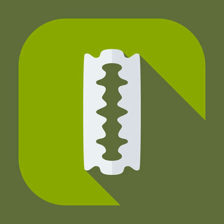 Flat modern design with shadow icons bladeのイラスト素材