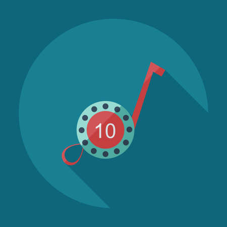 Flat modern design with shadow icons tapeのイラスト素材