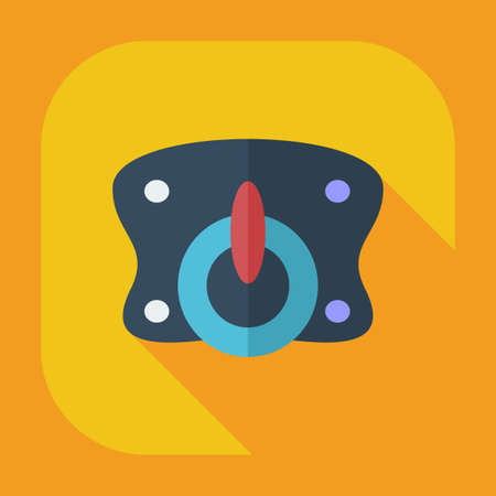 Flat modern design with shadow icons sootherのイラスト素材