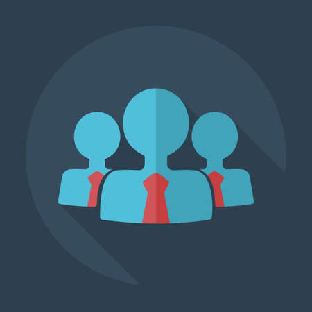 Flat modern design with shadow icons business iconのイラスト素材