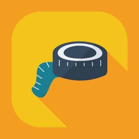 Flat modern design with shadow icons tapeのイラスト素材