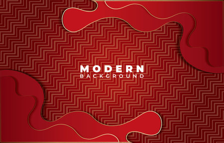 modern background with red wave colour designのイラスト素材